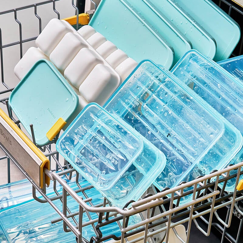 Hộp Trữ Đông Freezer Fit LocknLock 1.65L - Kèm Khuôn Chia Nhỏ Thực Phẩm 18 Ngăn - HFL104D18, , large image number null